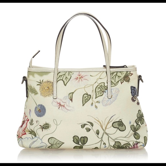 Gucci Flora Knight satchel with crossbody strap - Picture 3 of 10